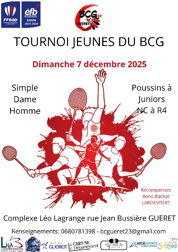 Tournoi Jeunes du BCG